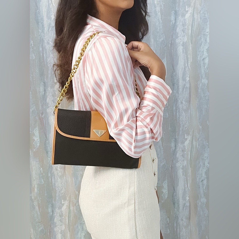 Sale! YSL Yves Saint Laurent Clutch Shoulder Bag ✨ - Picture 14 of 16